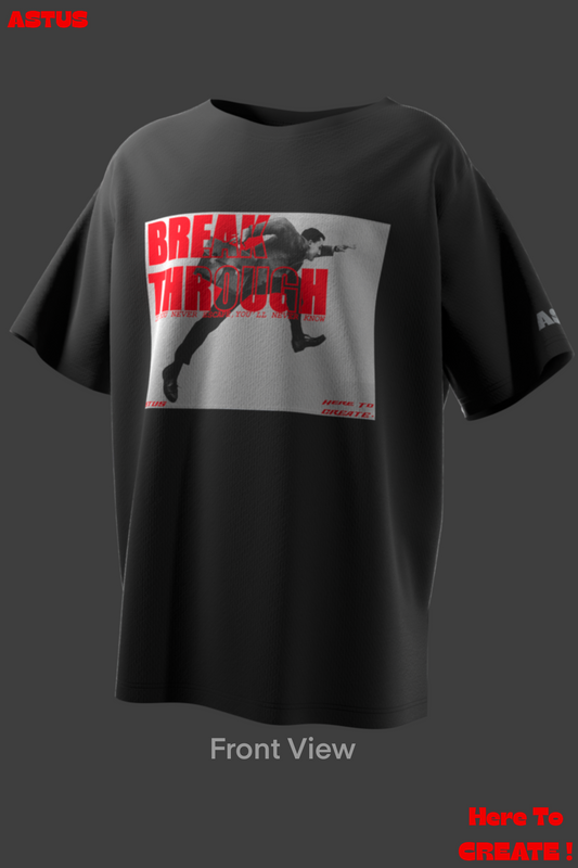 'THE BREAKTHROUGH' Everyday Graphic Oversized fit T-shirt