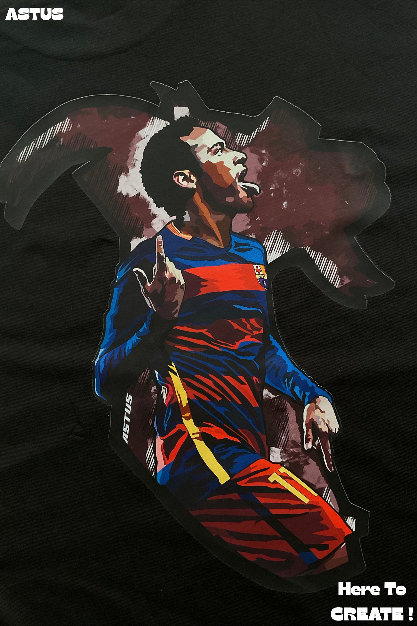 “G.O.A.T NEYMAR JR." Football Graphic Men's Oversized fit Cotton T-shirt