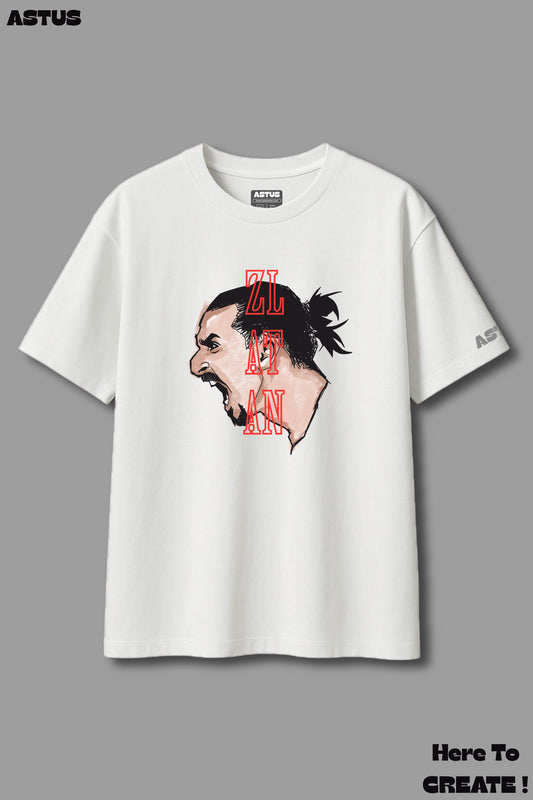 “ZLATAN" Football Graphic Oversized fit T-shirt