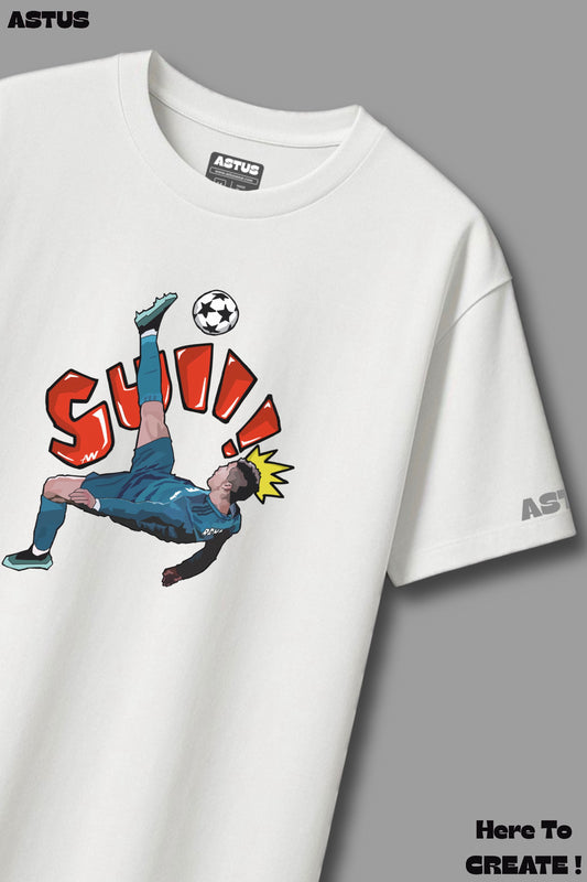 “CR7 Real Madrid" Football Graphic Oversized fit T-shirt
