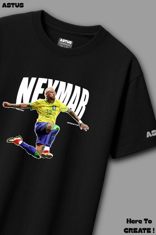 “NEYMAR" Football Graphic Oversized fit T-shirt